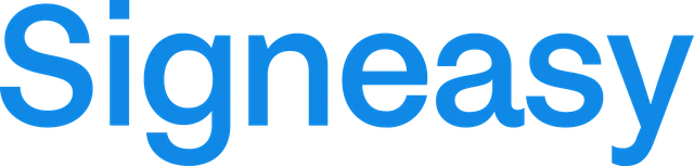 SignEasy logo in blue text.